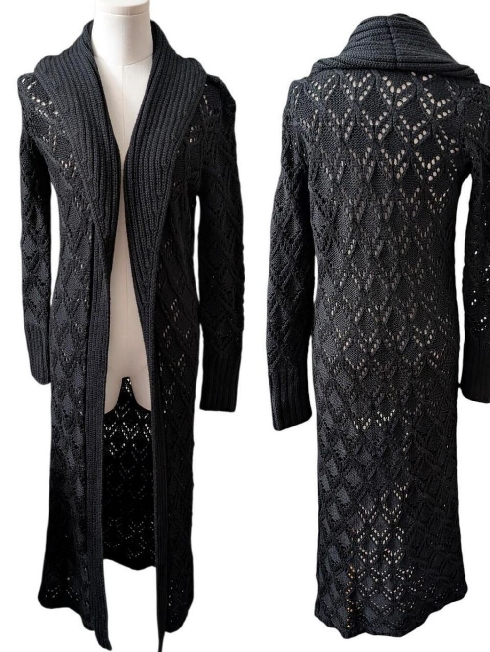 Dramatic Witchy Knit Duster Cardigan (XS-XL) ‼️open to Offers